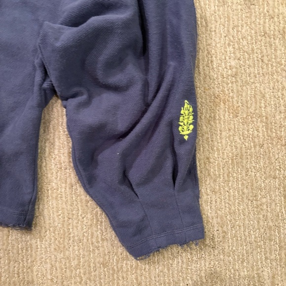 NWT Free People x FP Movement End Game Hoodie in Blue Combo - Picture 12 of 15